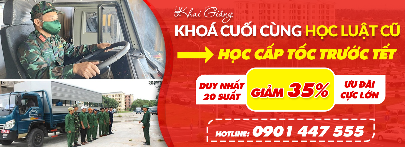 Khóa cuối cùng học luật cũ , cấp tốc trước tết 